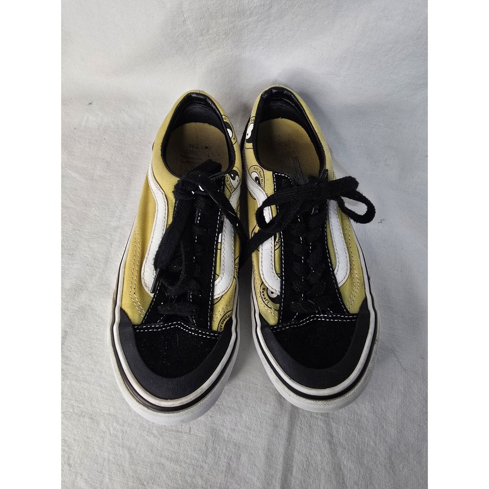 Vans x T&C Surf Designs Old Skool Yellow‎ Black Yin Yang Hawaii Sneakers